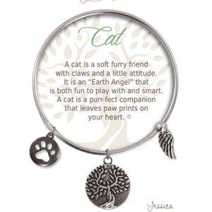 Earth Angel cat bracelet